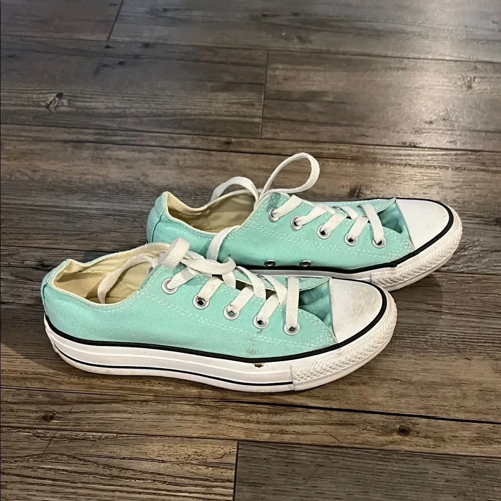 Converse Mint Green Low-Top Sneakers - Picture 5 of 8